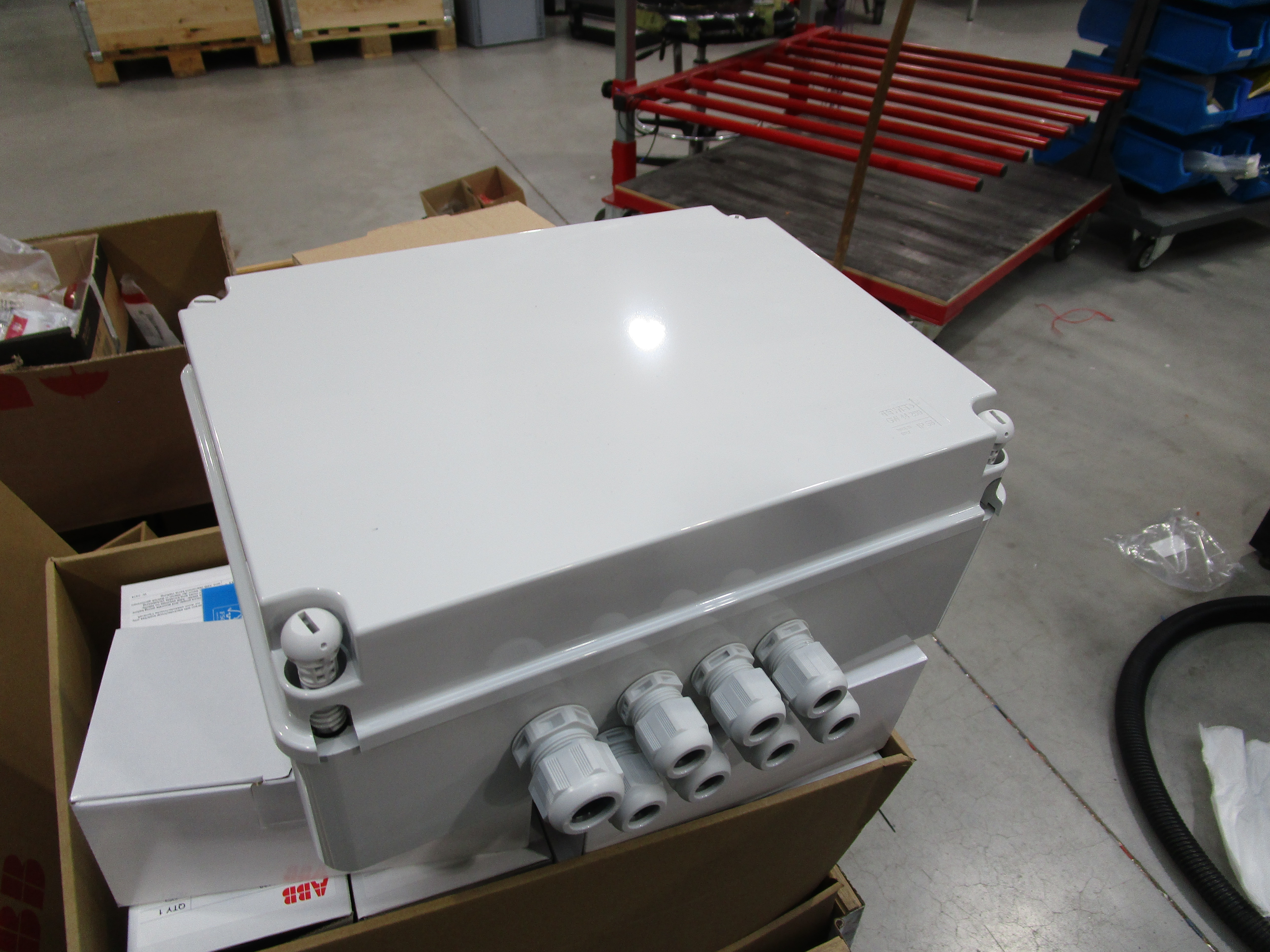 Terminal box / end switch back - feed cart 5 rows / pos 2